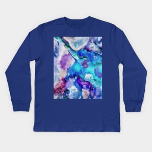 Abstract watercolor Kids Long Sleeve T-Shirt